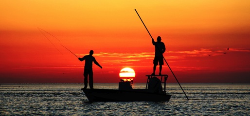 Key West Flats Fishing,tarpon fishing,sunset